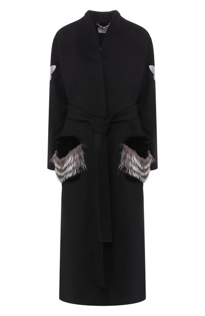 Женское пальто из смеши шерсти и кашемира SEVEN LAB, арт. CLW18-004black