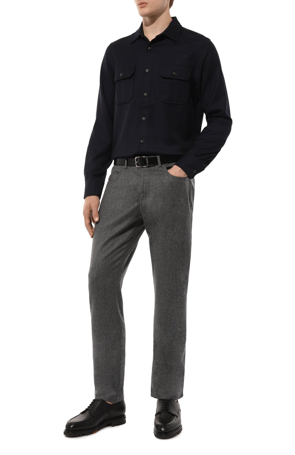 Шерстяная рубашка CAPOBIANCO, арт. 17M501.FL00., фото 2