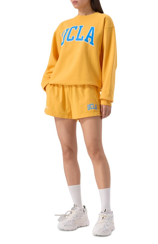 Хлопковые шорты Sporty and Rich SH037615637YE26 Жёлтый  SH037615637YE26 Фото 2