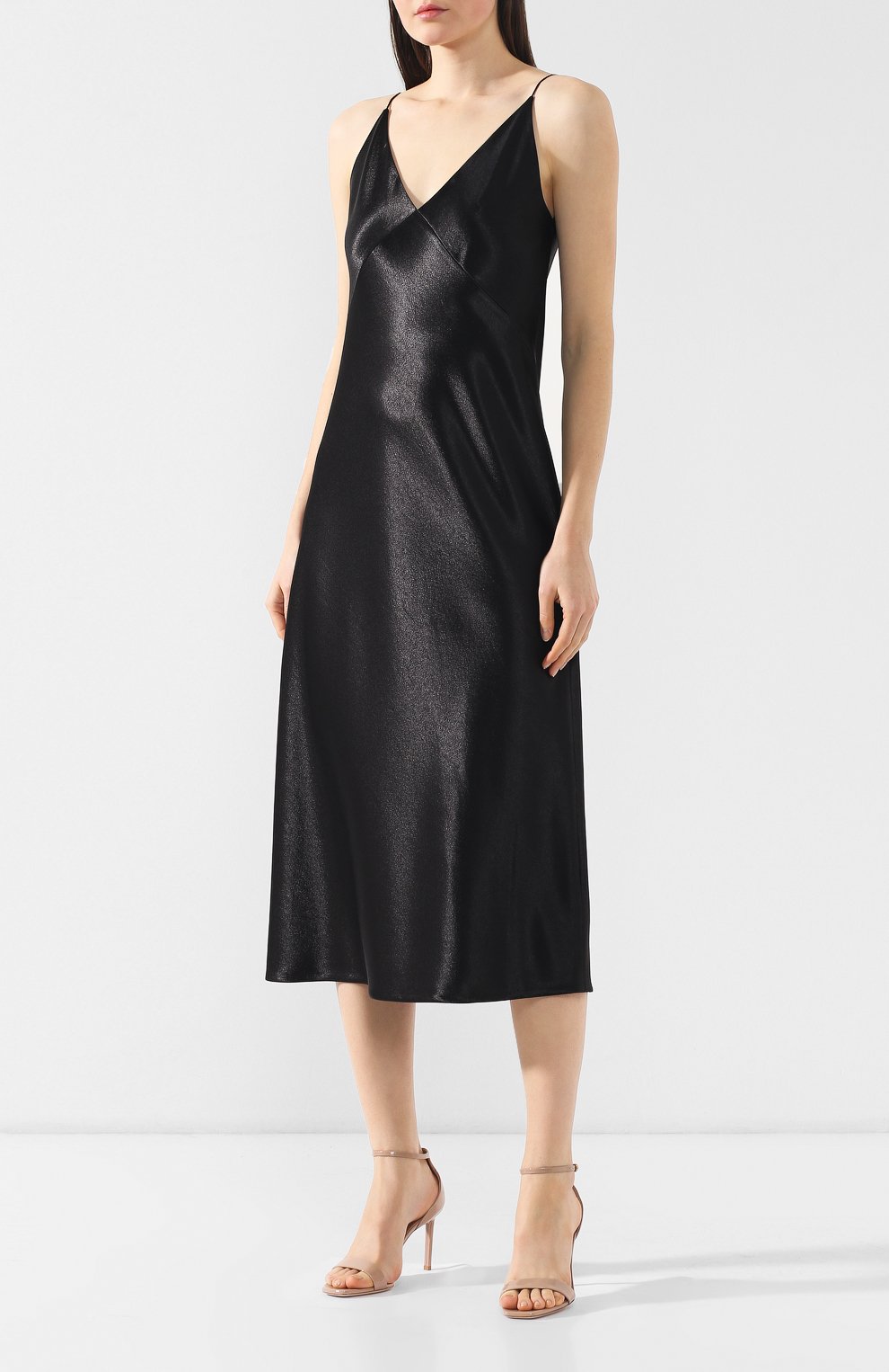 Атласное платье VINCE, арт. V547350999, фото 3