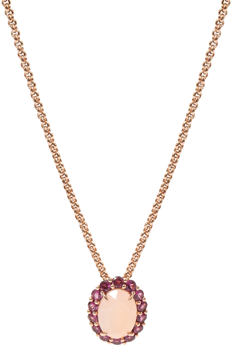 Кулон на цепочке SECRETS JEWELRY светло-розового цвета по цене 29700 руб., арт. ЦРКОП00719, фото 3 Кулон на цепочке SECRETS JEWELRY, арт. ЦРКОП00719, фото 3