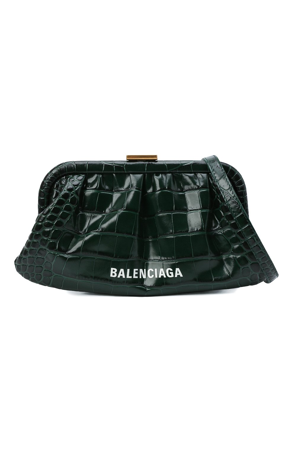Клатч cloud xs BALENCIAGA изумрудного цвета по цене 67350 руб., арт. 618895/1R05M, фото 6 Клатч cloud xs BALENCIAGA, арт. 618895/1R05M, фото 6