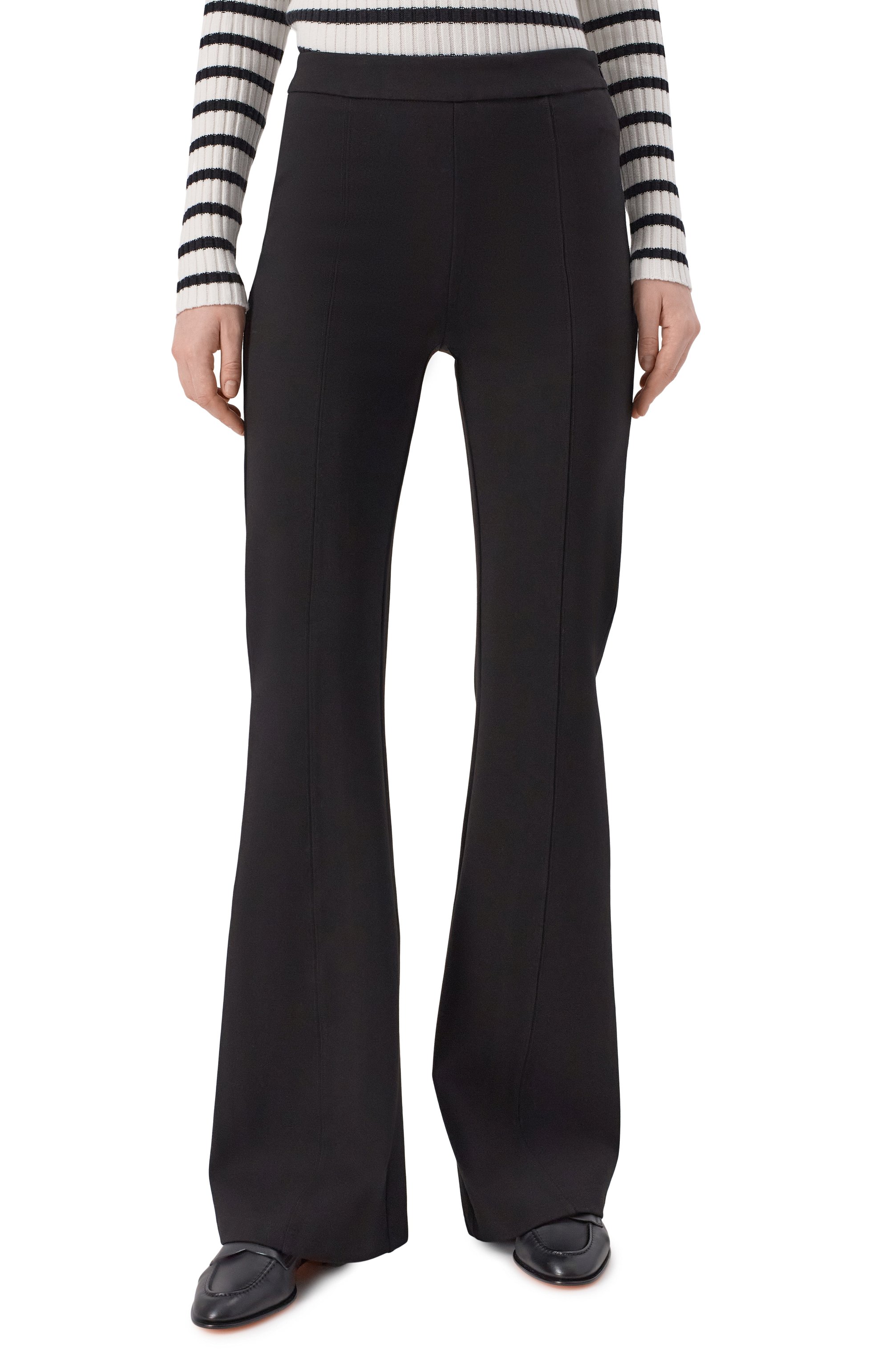 Брюки из вискозы PAIGE черного цвета по цене 44000 руб., арт. 1F29594-1086, фото 3 Брюки из вискозы PAIGE, арт. 1F29594-1086, фото 3