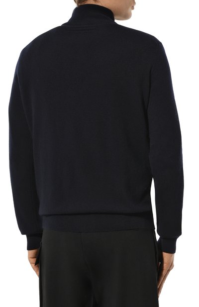Кашемировый джемпер ZEGNA темно-синего цвета по цене 173500 руб., арт. 127/E8K10, фото 4 Кашемировый джемпер ZEGNA, арт. 127/E8K10, фото 4