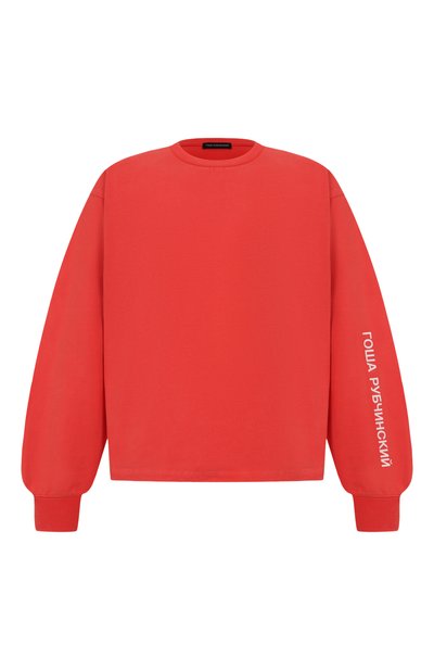 Хлопковый лонгслив ГОША РУБЧИНСКИЙ, арт. LS_0202_RED