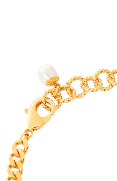 Колье DOLCE & GABBANA золотого цвета по цене 223500 руб., арт. WNM6P1/W1111, фото 3 Колье DOLCE & GABBANA, арт. WNM6P1/W1111, фото 3