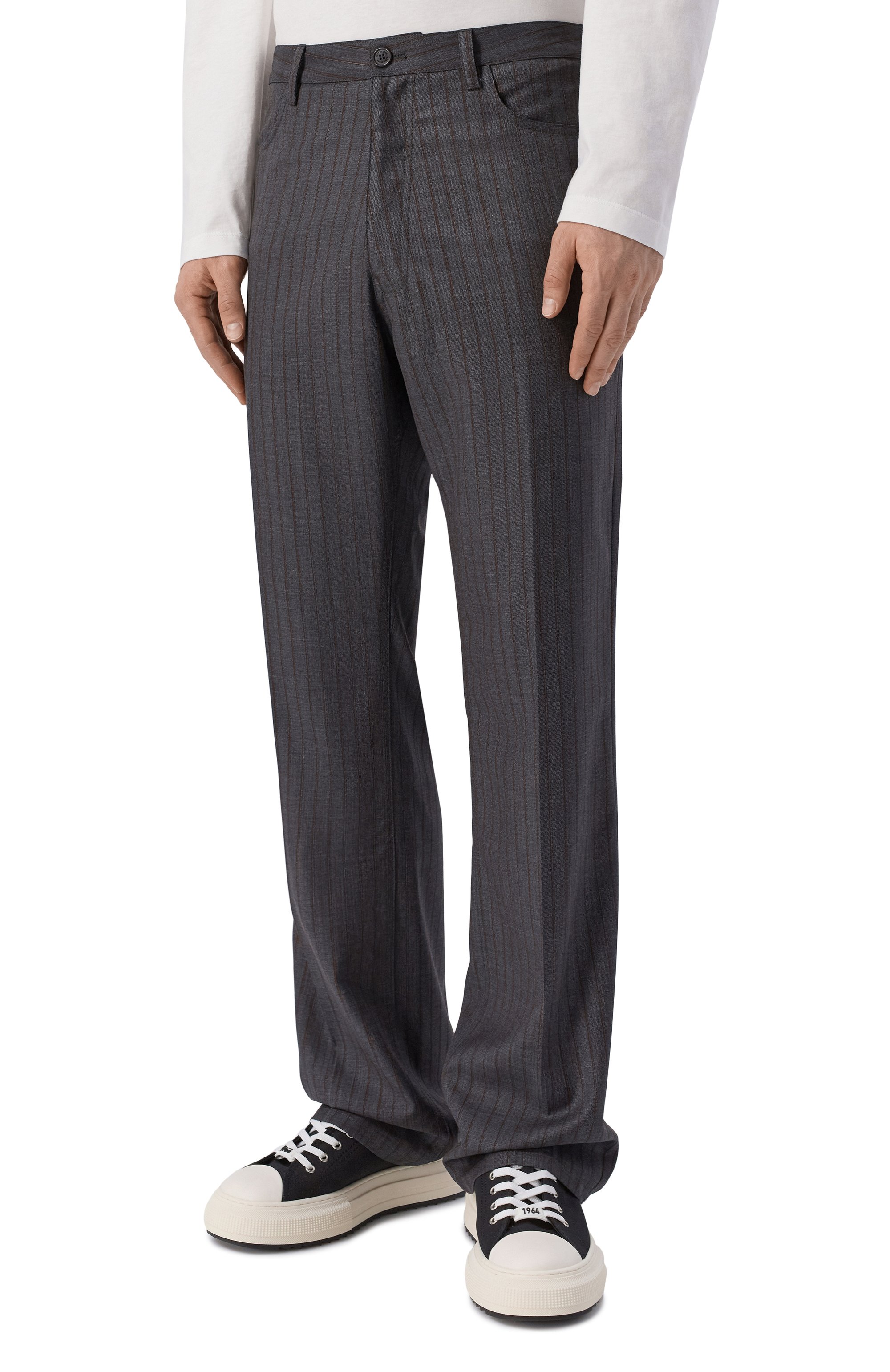 Шерстяные брюки BALENCIAGA, арт. 850705/TPT05, фото 3