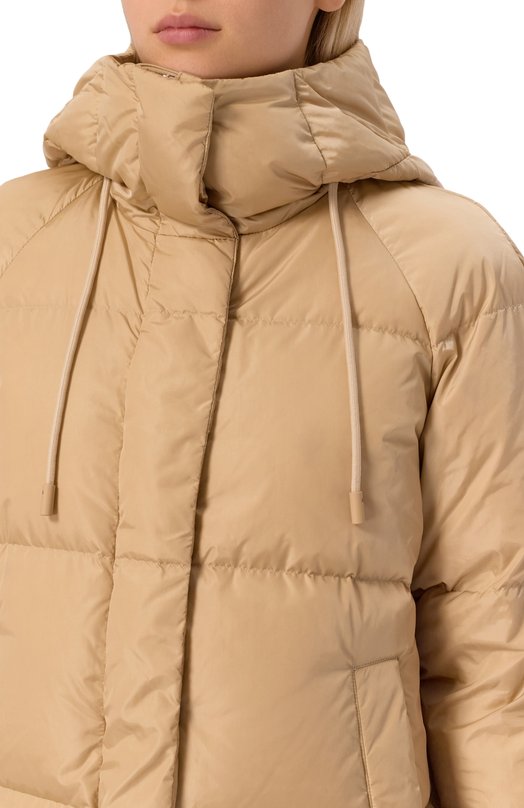Пуховик Weekend Max Mara NEWBEMB0 Бежевый  NEWBEMB0 Фото 5
