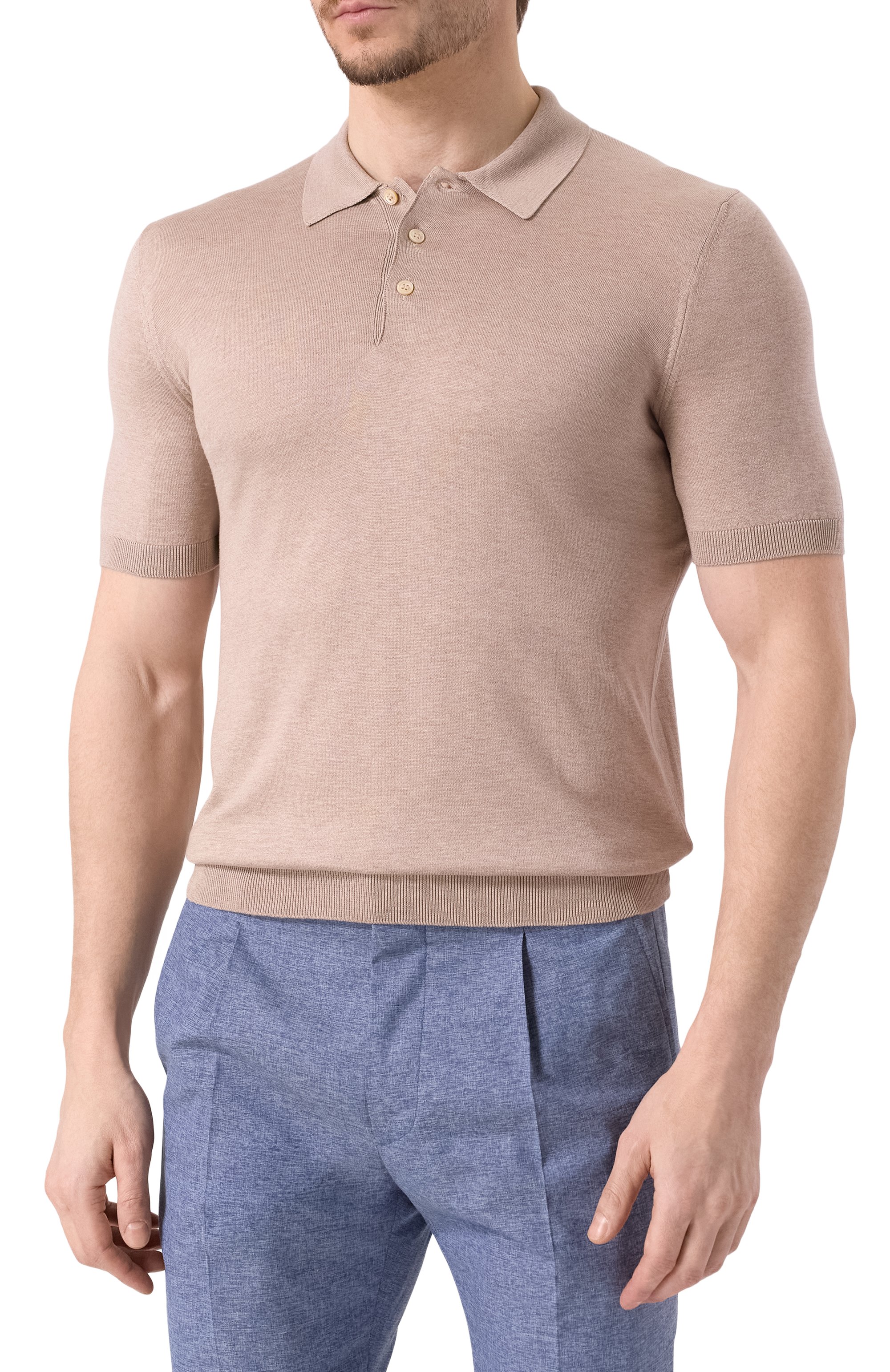 Шелковое поло GRAN SASSO, арт. 43110/23503, фото 3