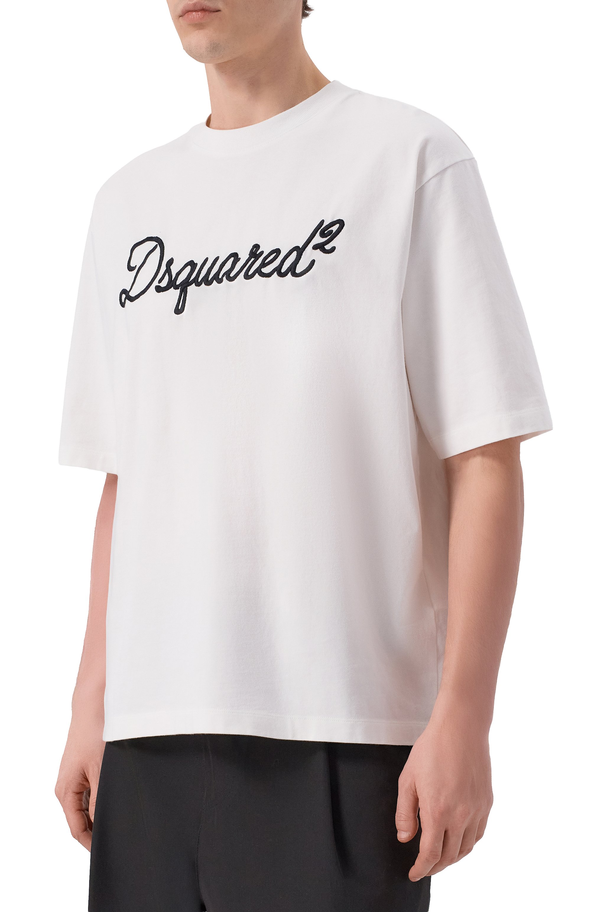 Хлопковая футболка DSQUARED2, арт. S74GD1524/D20106, фото 3