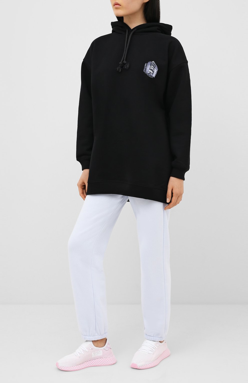 Текстильные кроссовки deerupt runner ADIDAS ORIGINALS, арт. EG5368, фото 2