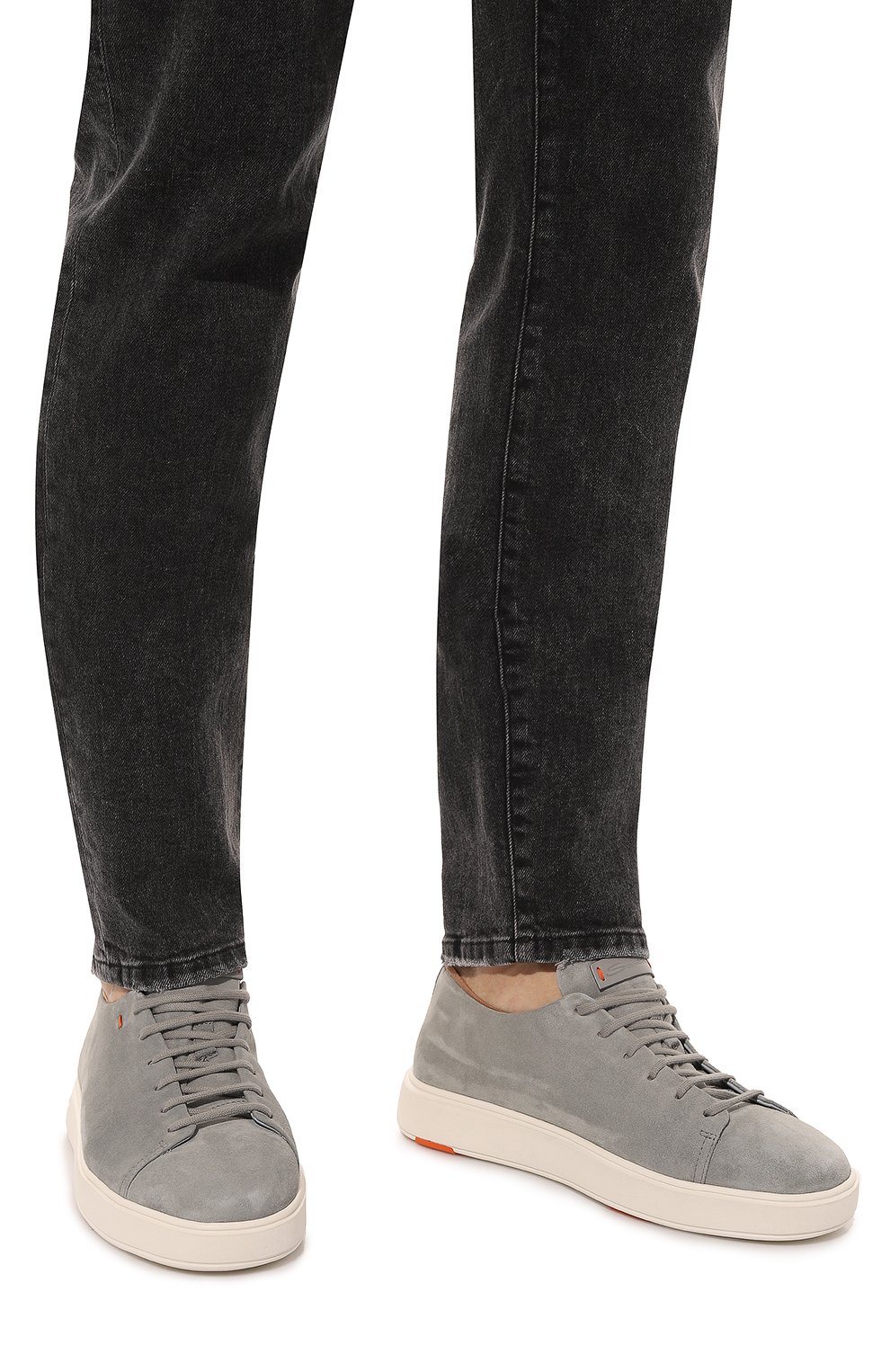 Замшевые кеды SANTONI, арт. MBCD21640BARTSL1U57, фото 3