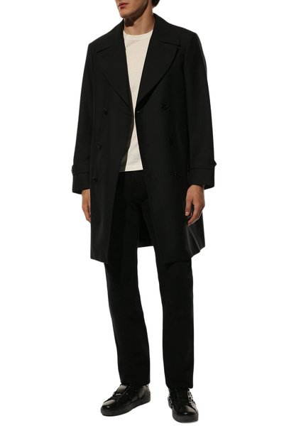 Кожаные кеды rockstud untitled VALENTINO черного цвета по цене 64650 руб., арт. UY2S0931/YEK, фото 2 Кожаные кеды rockstud untitled VALENTINO, арт. UY2S0931/YEK, фото 2