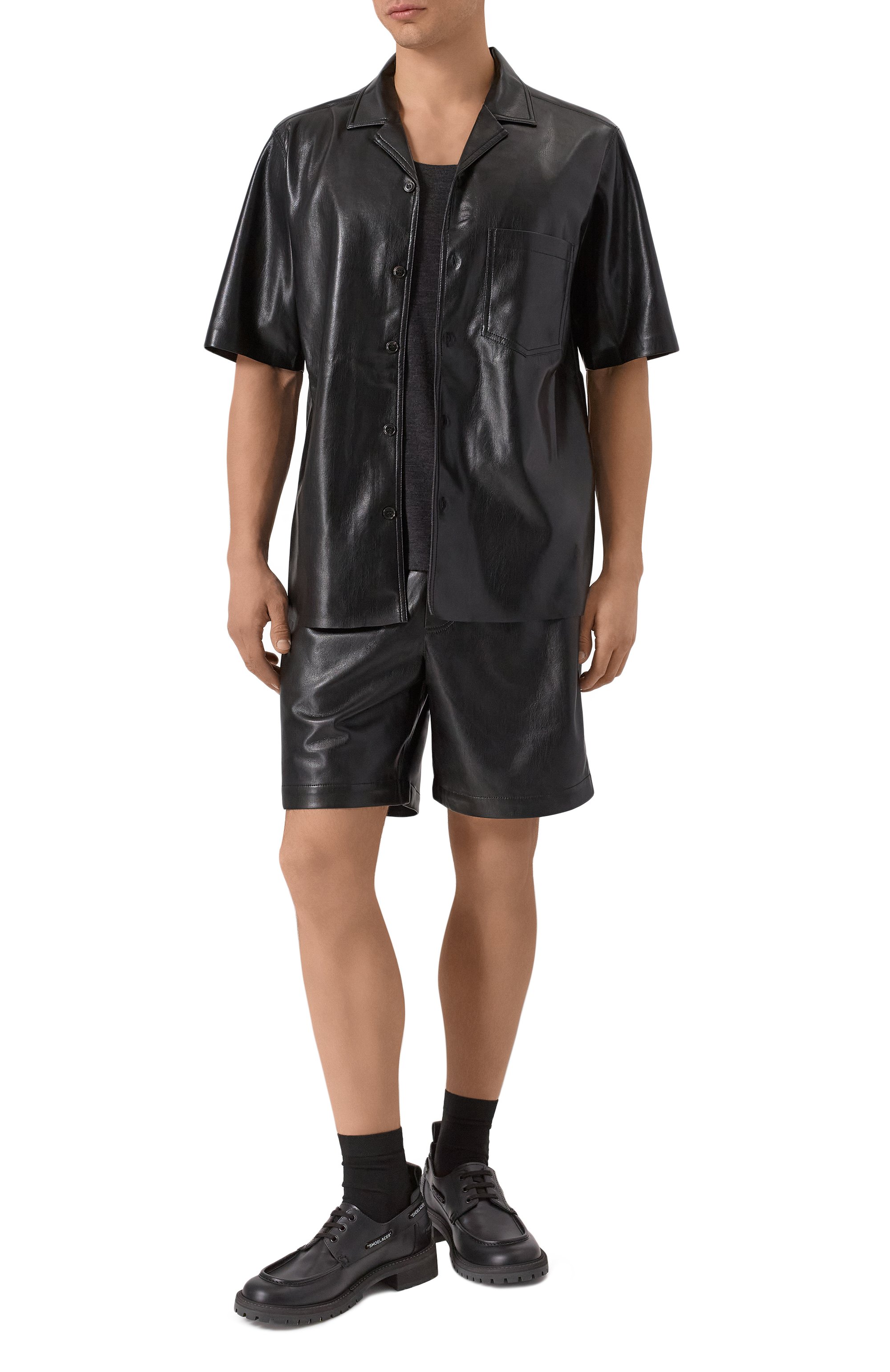 Шорты из экокожи NANUSHKA, арт. NM22CRST00199, фото 2