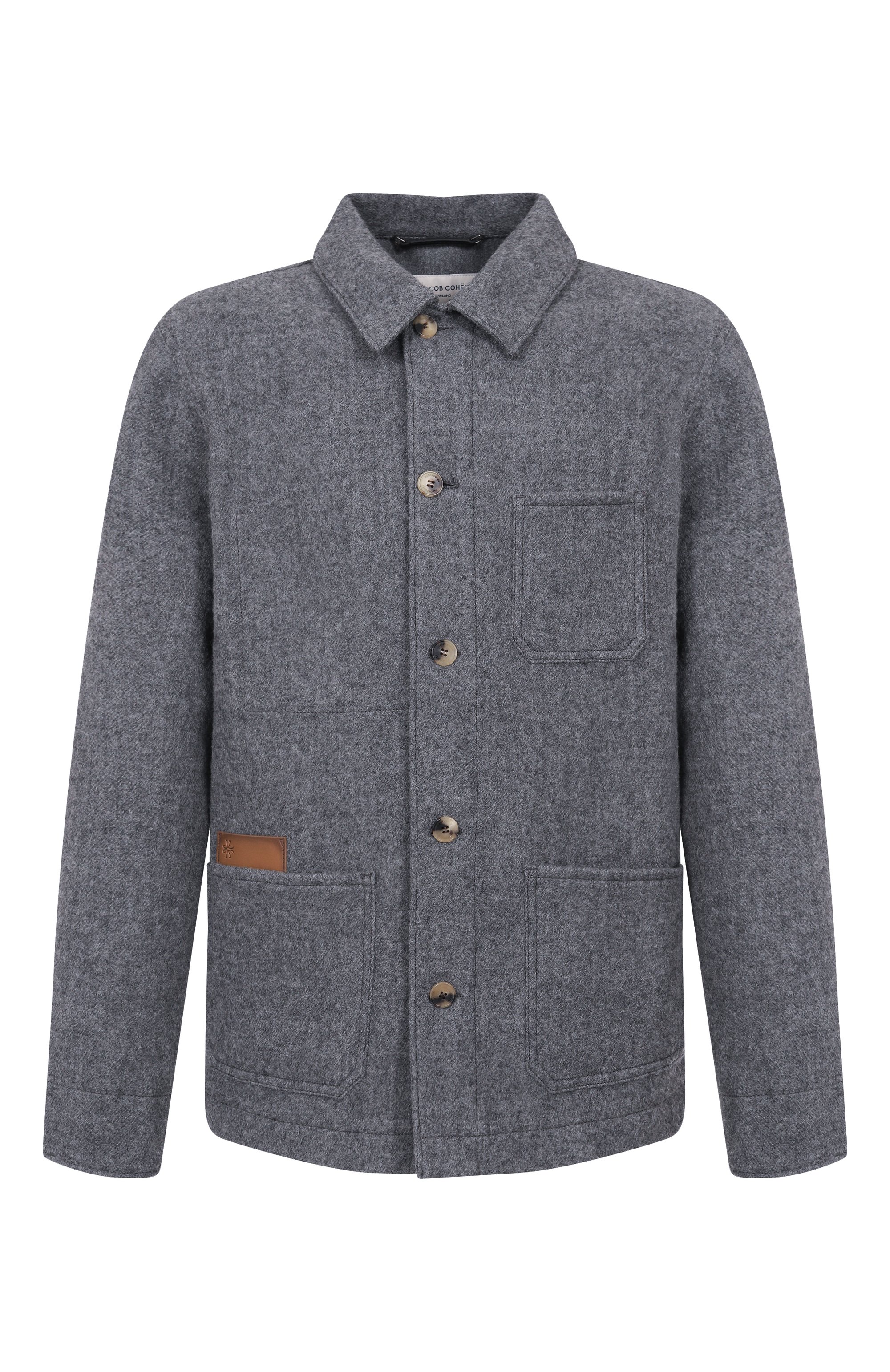 Шерстяная куртка-рубашка JACOB COHEN, арт. 25I P/JUM_E0033 081 T806A RW, фото 1