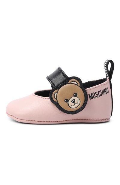 Кожаные пинетки MOSCHINO, арт. 84054/VAR5