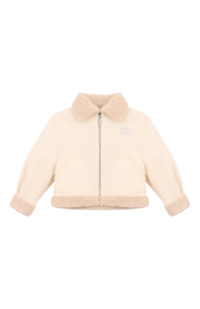 Дубленка из экомеха ERMANNO SCERVINO, арт. SFGB035C