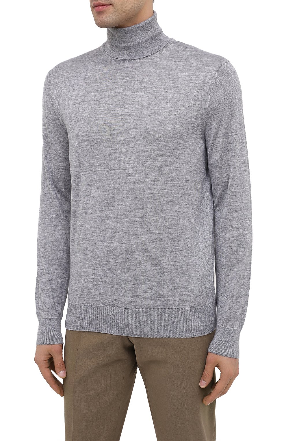 Водолазка из кашемира и шелка ZEGNA, арт. U7J00/120, фото 3