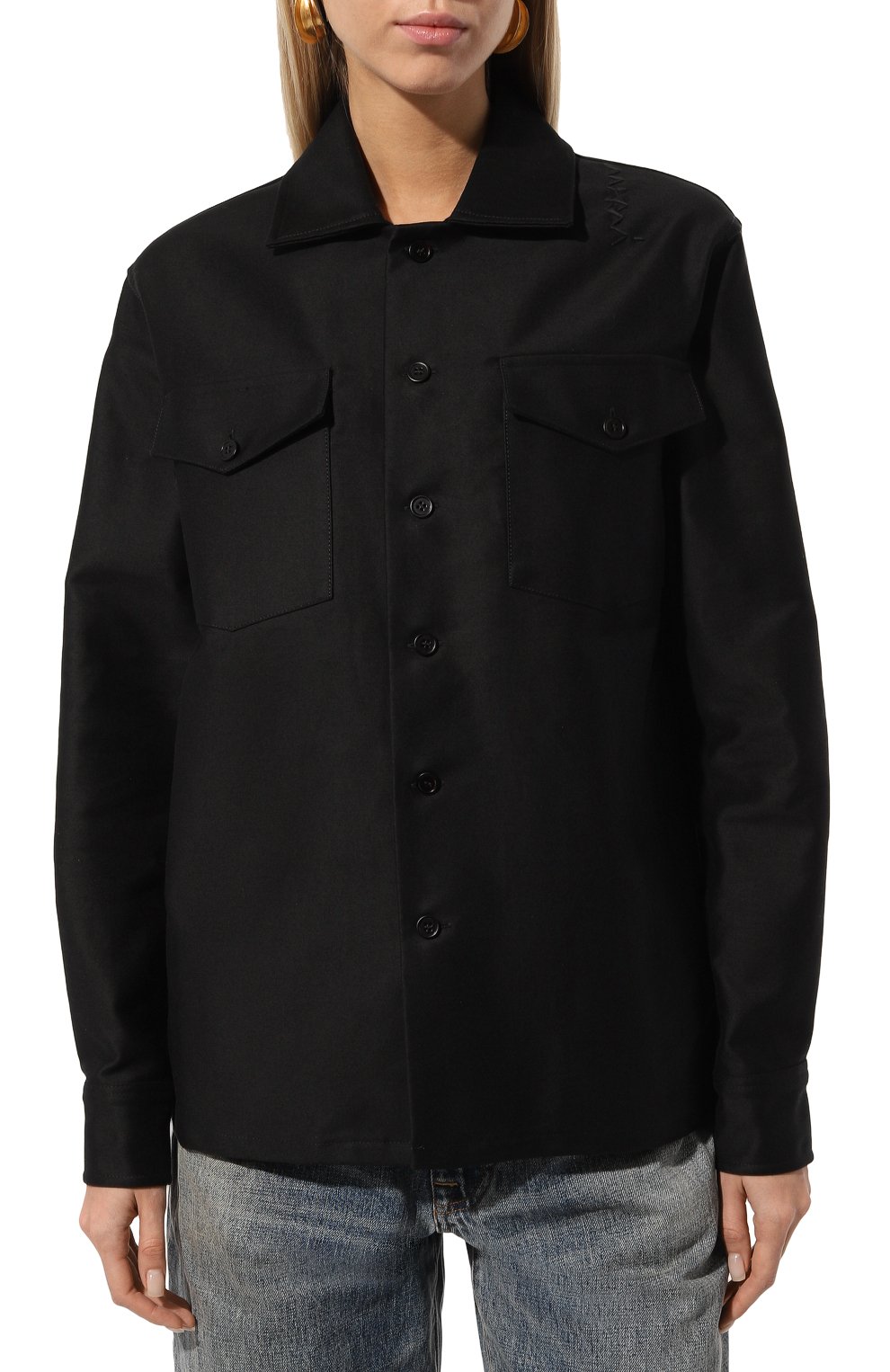 Атласная рубашка MARNI, арт. CUMU0310S1/TCY36, фото 3