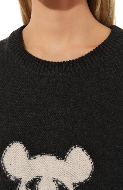 Пуловер из хлопка и шерсти DOMREBEL, арт. BEARCL0PS/KNIT CREWNECK, фото 5