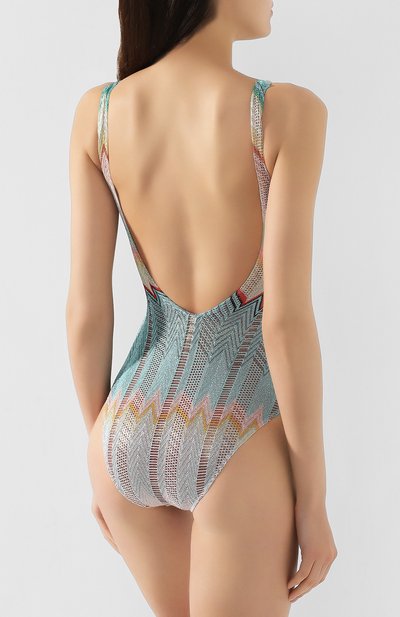 Слитный купальник MISSONI разноцветного цвета по цене 34750 руб., арт. MMP00031/BR003G, фото 3 Слитный купальник MISSONI, арт. MMP00031/BR003G, фото 3