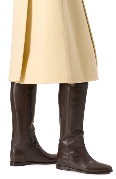 Кожаные сапоги KITON, арт. D58804N0102701, фото 3