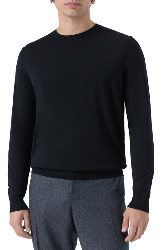 Шерстяной джемпер Andrea Campagna M5625-6680 Чёрный  M5625-6680 Фото 3