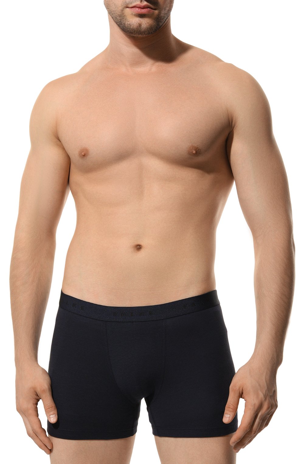 Боксеры из хлопка и вискозы FALKE темно-синего цвета по цене 4890 руб., арт. 68110, фото 2 Боксеры из хлопка и вискозы FALKE, арт. 68110, фото 2