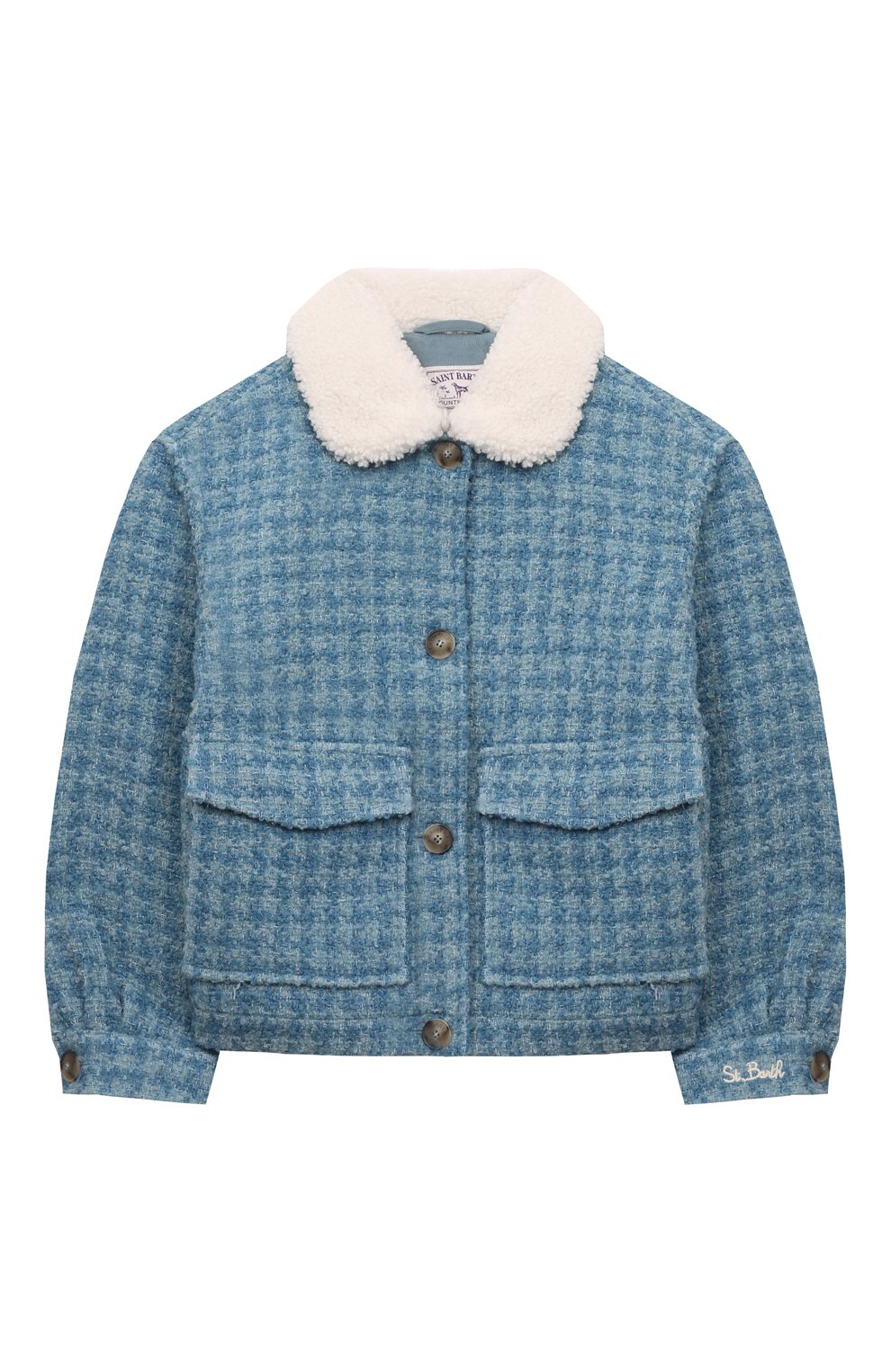 Твидовый жакет MC2 SAINT BARTH, арт. STBK B0NNIBELL JR/00465G, фото 1