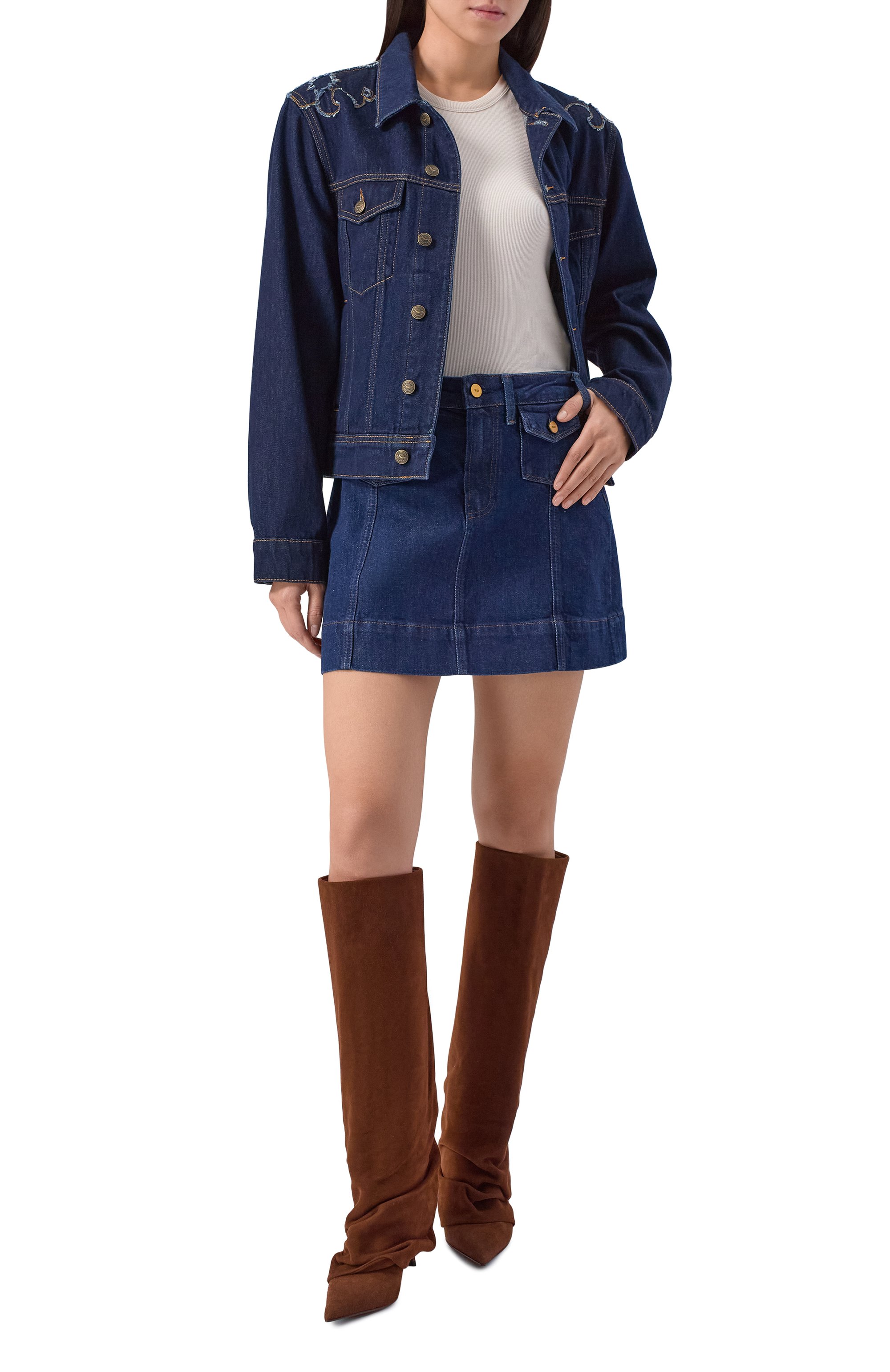 Джинсовая юбка jannelle PAIGE, арт. 1H43635-C812, фото 2