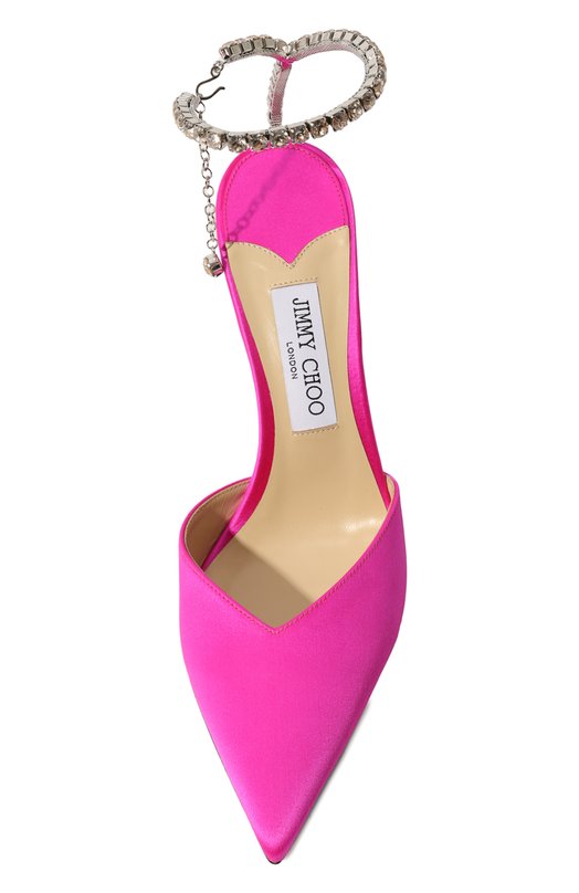 Текстильные туфли Saeda 100 Jimmy Choo SAEDA100/BGH Розовый  SAEDA100/BGH Фото 6