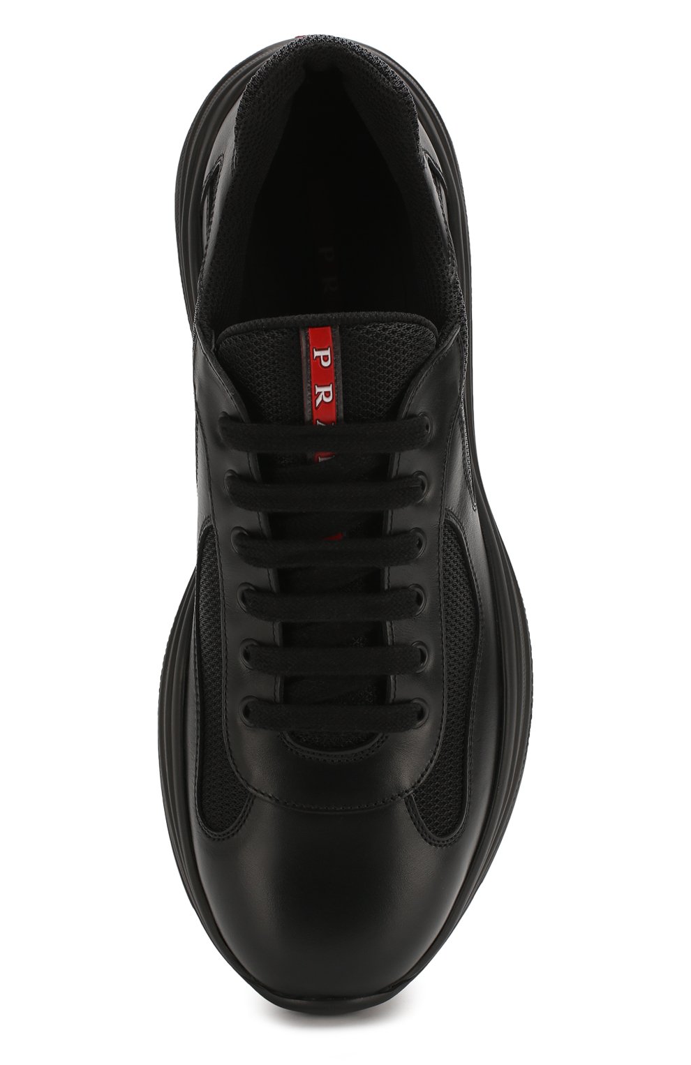 Комбинированные кроссовки america's cup PRADA, арт. 4E3494-6GW-F0002, фото 5