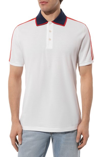 Хлопковое поло GUCCI, арт. 500972 X9M38, фото 3