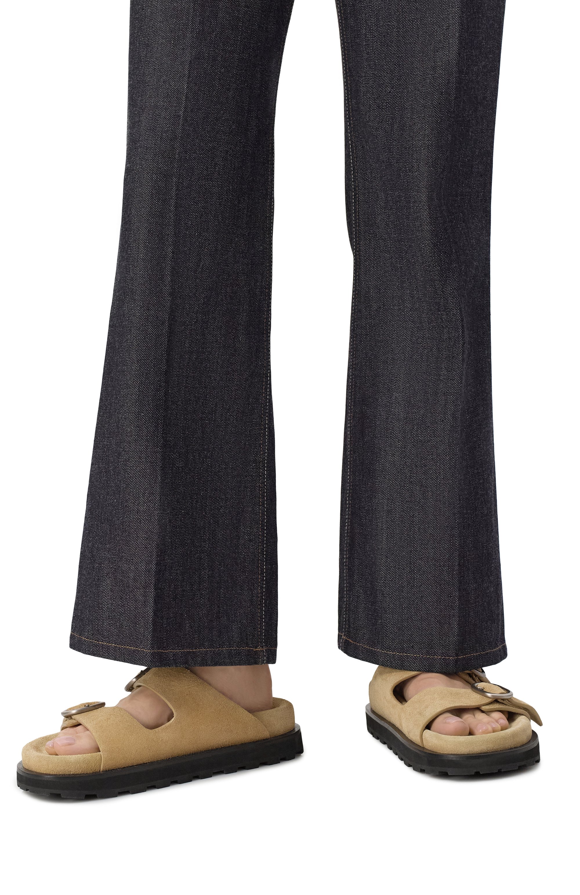 Замшевые шлепанцы JIL SANDER, арт. J44WP0026-P8213, фото 3