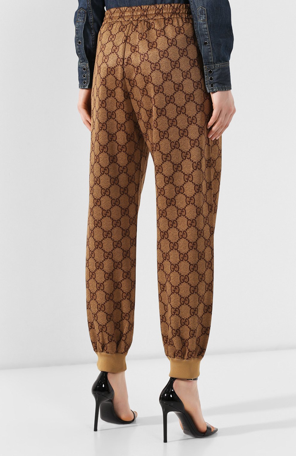 Джоггеры GUCCI разноцветного цвета по цене 141120 руб., арт. 546427/XJAEL, фото 4 Джоггеры GUCCI, арт. 546427/XJAEL, фото 4