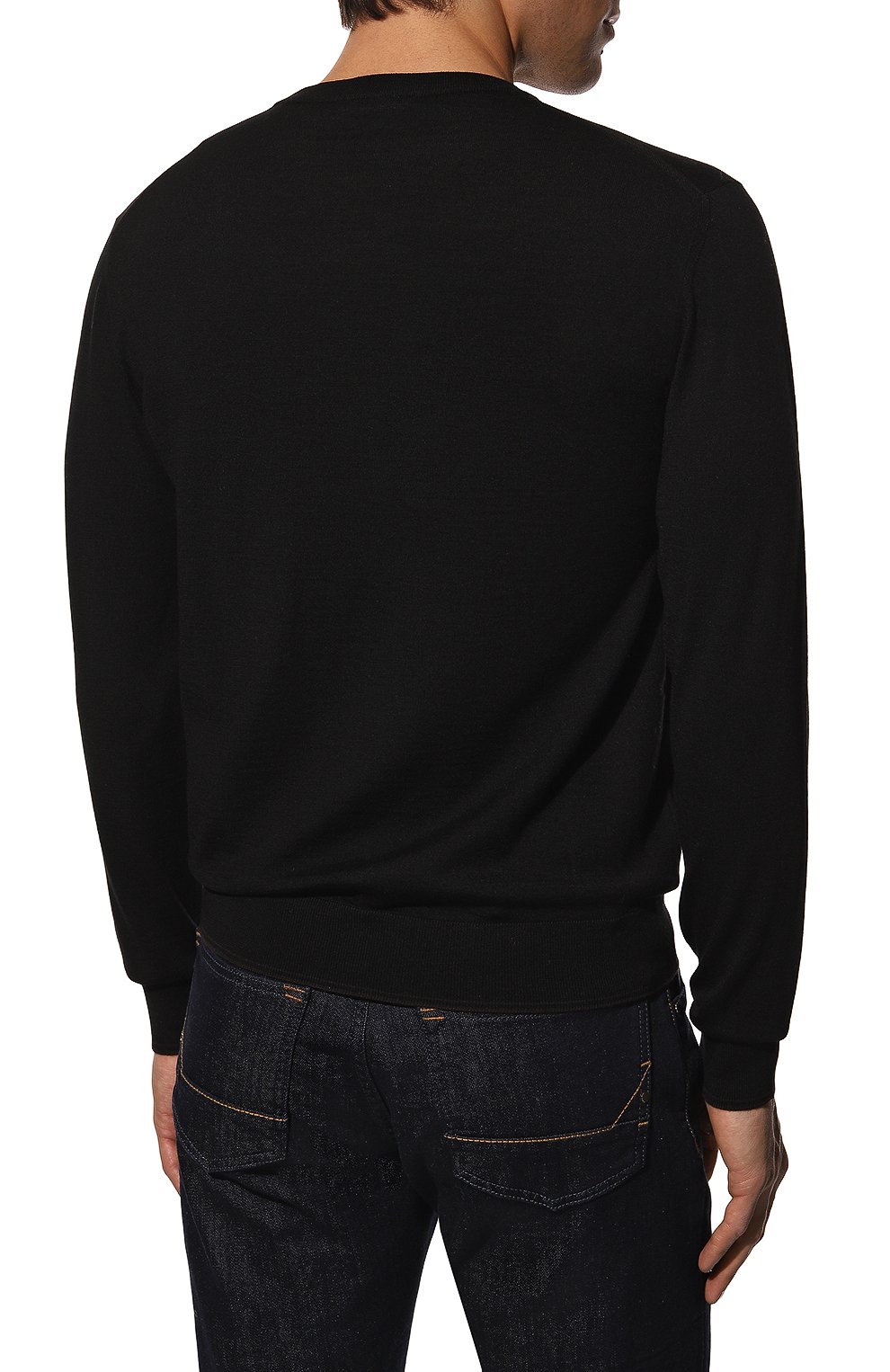 Джемпер с отделкой из кожи аллигатора STEFANO RICCI, арт. K606312AG1/F22465, фото 4