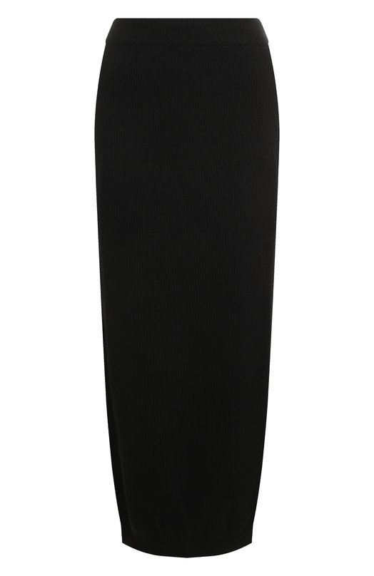 Хлопковая юбка Brunello Cucinelli M1919B1307 Чёрный M1919B1307