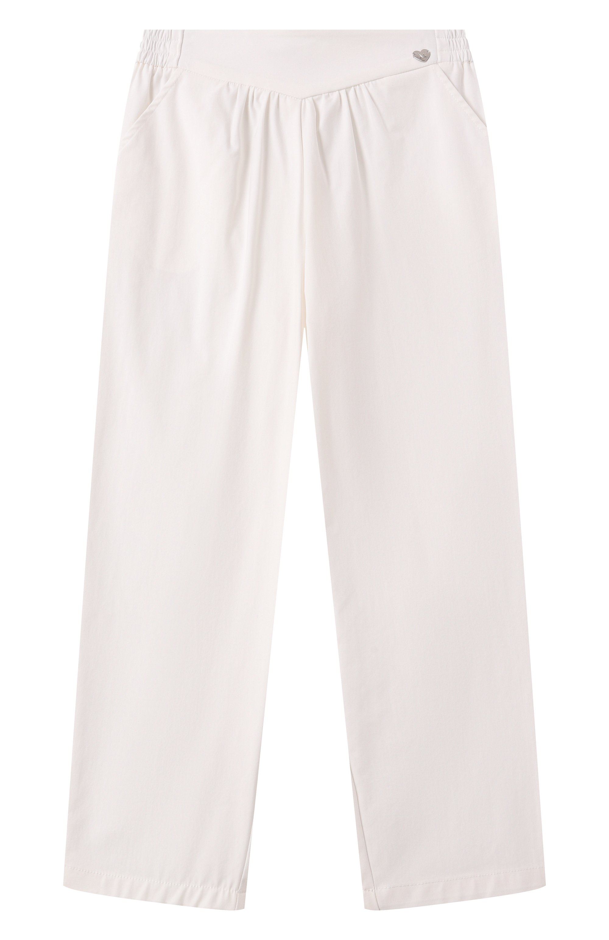 Хлопковые брюки MONNALISA, арт. 17E407, фото 1