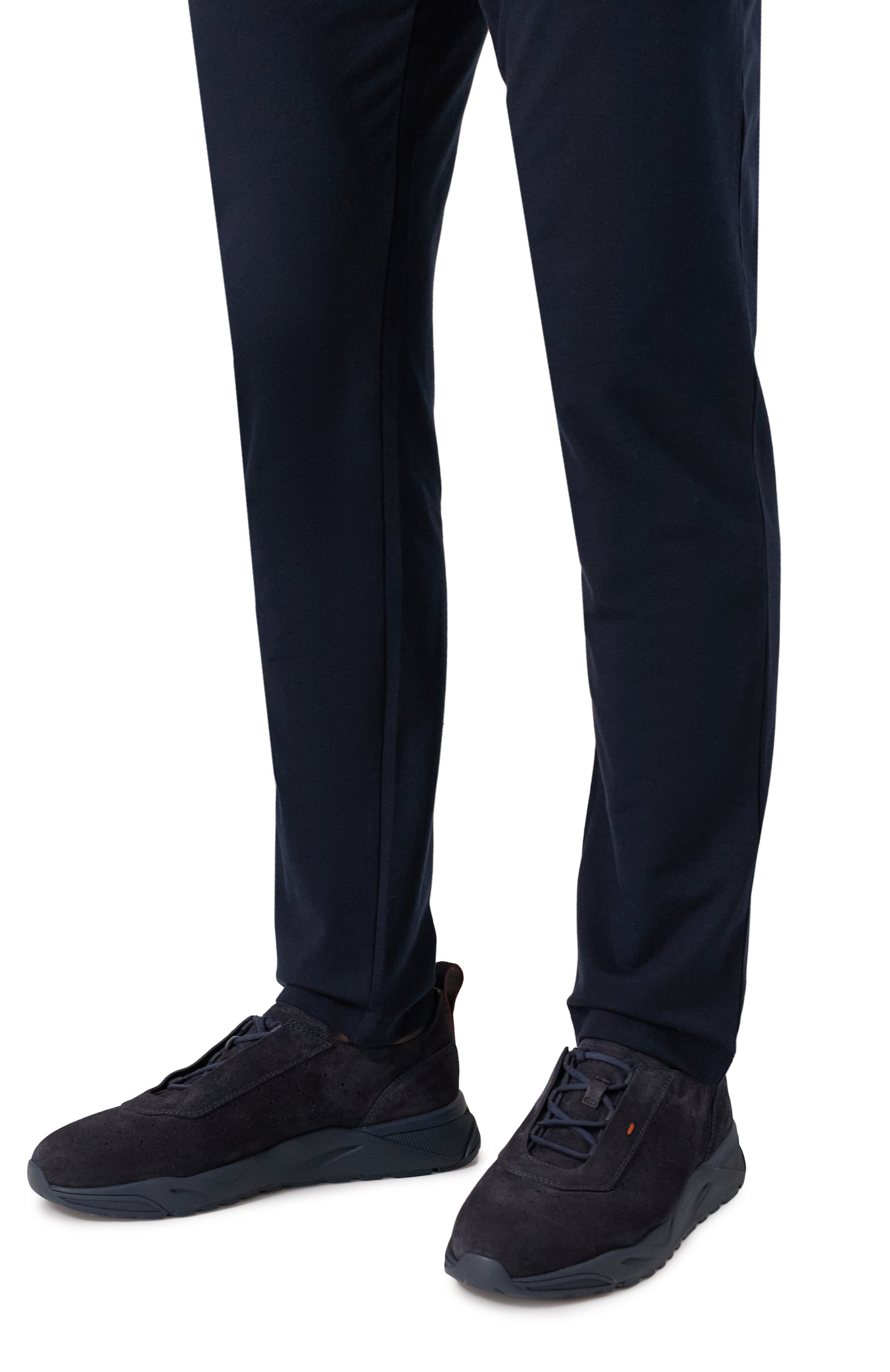 Замшевые кроссовки innova SANTONI темно-синего цвета по цене 87600 руб., арт. MBIG22032N0TTEAT, фото 3 Замшевые кроссовки innova SANTONI, арт. MBIG22032N0TTEAT, фото 3