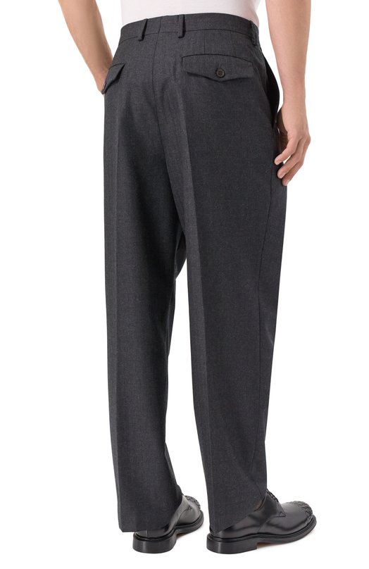 Шерстяные брюки Dries Van Noten 020998-2193-803 Серый  020998-2193-803 Фото 4
