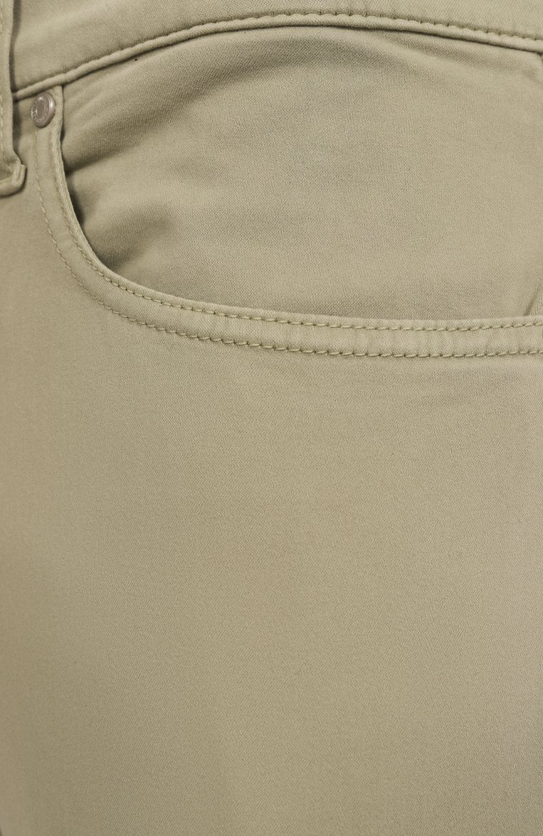 Мужские джинсы slimmy 7 FOR ALL MANKIND светло-зеленого цвета, арт. 7T511V60 | Фото 6 (Материал внешний: Синтетический материал, Хлопок; Длина (брюки, джинсы): Стандартные; Силуэт М (брюки): Узкие; Кросс-КТ: Деним; Стили: Повседневный; �Детали: Однотонный; Автоматизация состава: Проставлено; Автоматизация ТО: Проставлено)