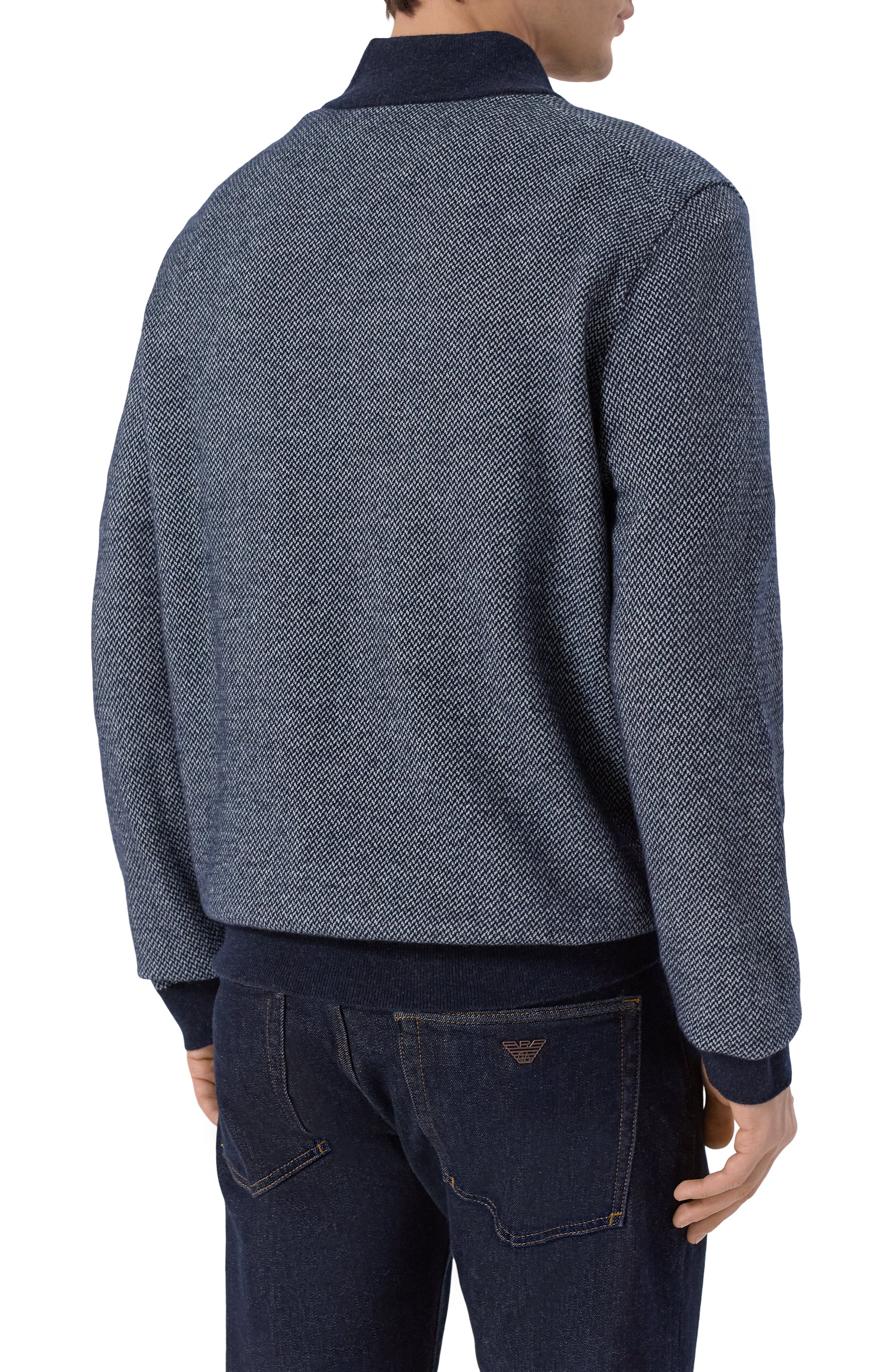 Джемпер из шерсти и хлопка BOSS, арт. 50549976, фото 4