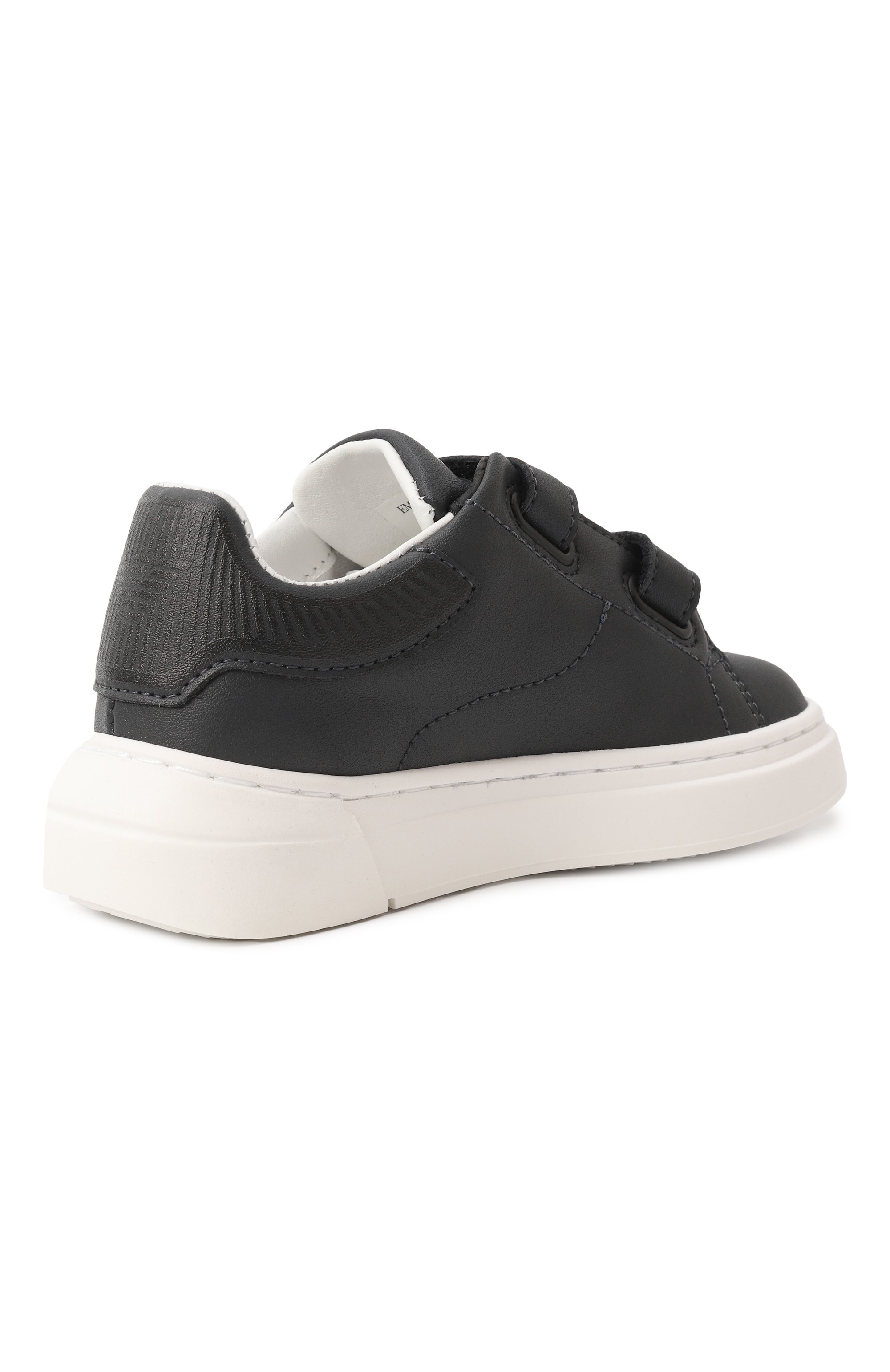 Кожаные кеды EMPORIO ARMANI, арт. XMX022/XCC76, фото 3