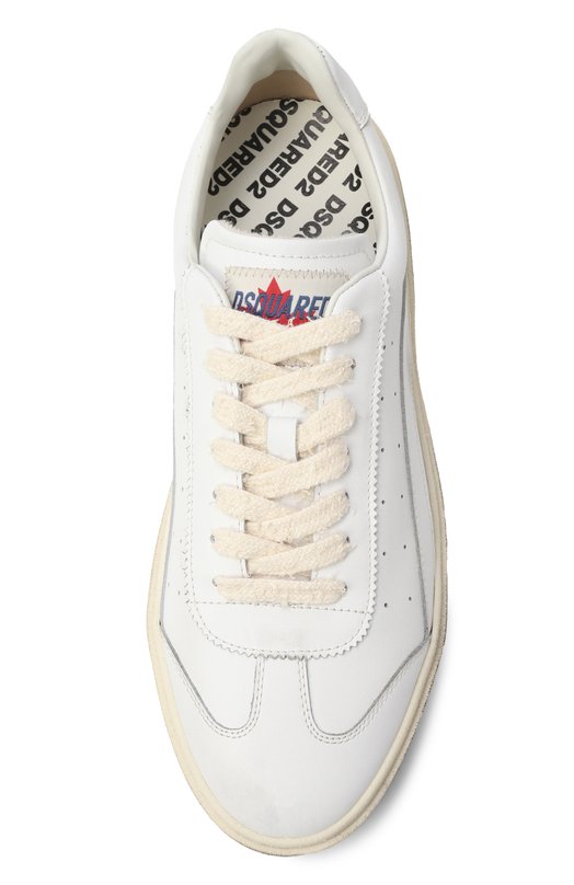 Кожаные кеды Rider Dsquared2 SNM0441/11508296 Белый  SNM0441/11508296 Фото 6
