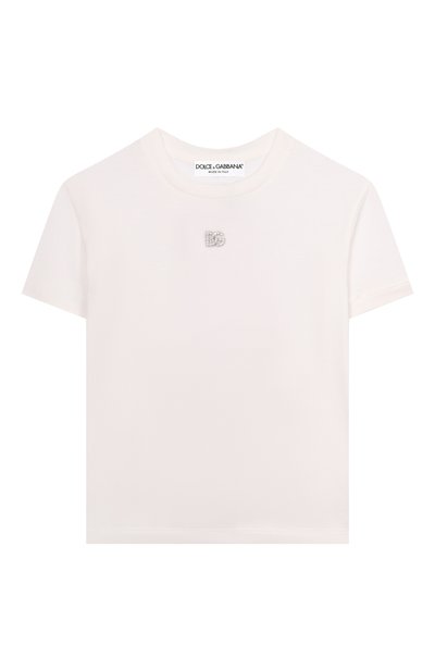 Хлопковая футболка DOLCE & GABBANA, арт. L5JTNJ/G7P2C_001