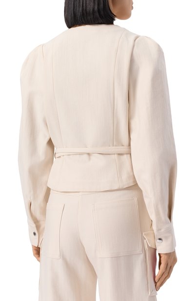 Блузка IRO кремового цвета по цене 52750 руб., арт. WP16PARISA, фото 4 Блузка IRO, арт. WP16PARISA, фото 4