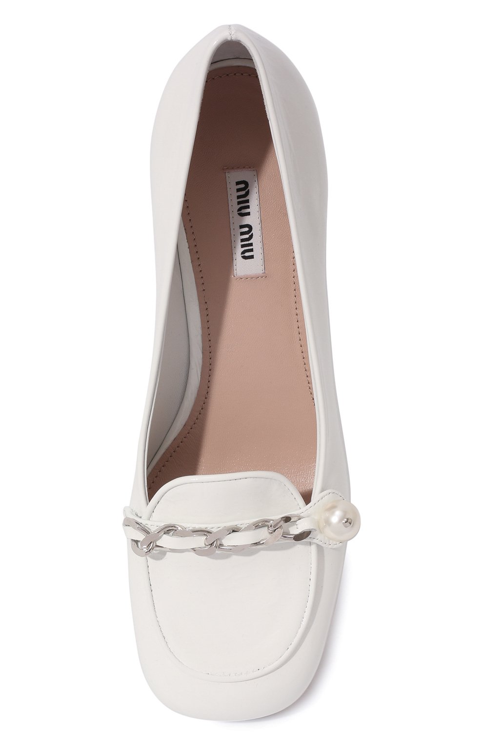 Кожаные туфли MIU MIU, арт. 5D480D-6OR-F0009-035, фото 6