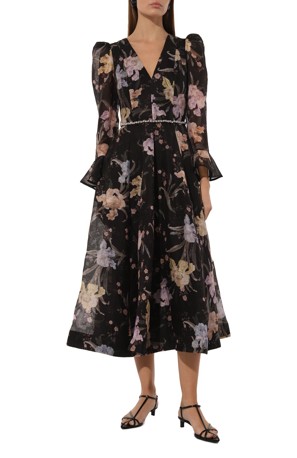 Платье изо льна и шелка ZIMMERMANN, арт. 4694DF242, фото 2