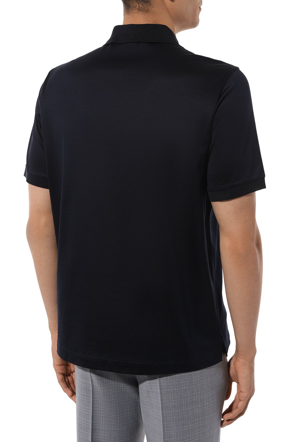 Хлопковое поло BRIONI, арт. UJ9L0L/PZ600, фото 4