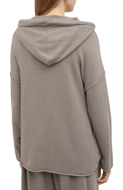 Хлопковое худи PALM ANGELS коричневого цвета по цене 57700 руб., арт. PWBB031F20FLE0016010, фото 4 Хлопковое худи PALM ANGELS, арт. PWBB031F20FLE0016010, фото 4